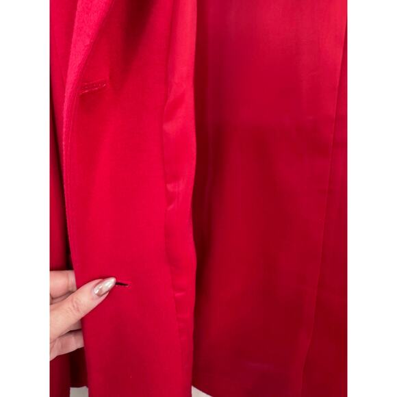 Talbots Red Peplum Red Blazer Women's Size 12 - Picture 5 of 9